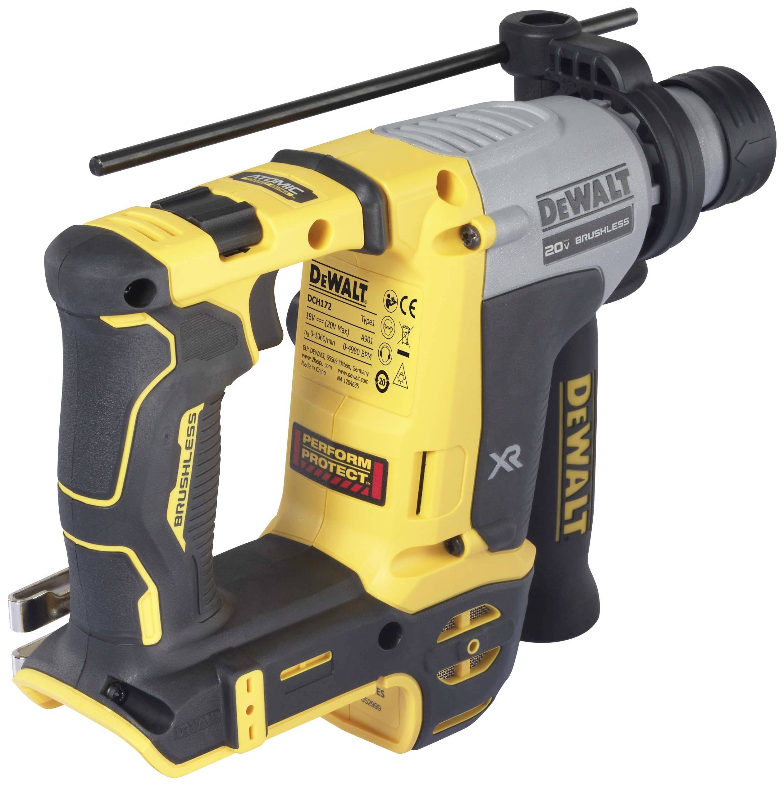 Акумуляторний ударний дриль DEWALT SDS-Plus; 18 В/DC; літій-іонний; 650 Вт; безщітковий