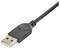 Czarny kabel USB z wtyczką USB-A.