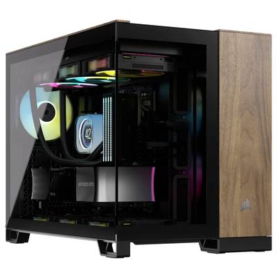 Corsair CC-9011286-WW Midi Tower Obudowa do komputera czarny, orzech włoski