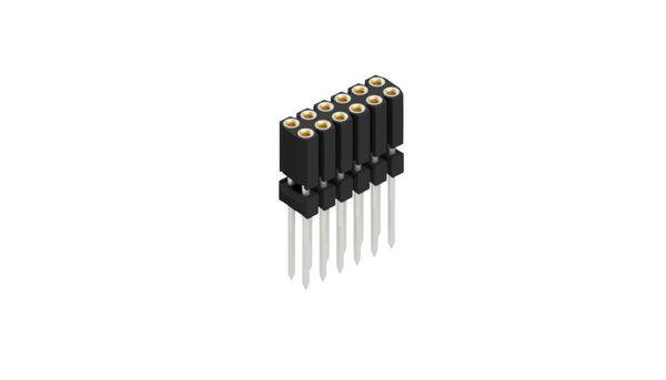 Fischer Elektronik 10026258 Listwa kołkowa, żeńska, precyzyjna 10 szt.