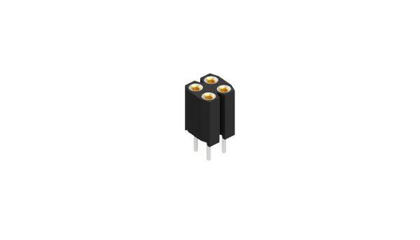 Fischer Elektronik 10026724 Listwa kołkowa, żeńska, precyzyjna 10 szt.-0