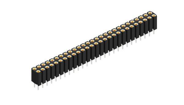 Fischer Elektronik 10026753 Listwa kołkowa, żeńska, precyzyjna 10 szt.-0
