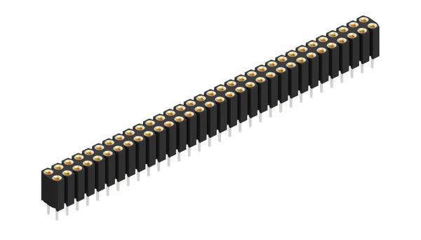 Fischer Elektronik 10026758 Listwa kołkowa, żeńska, precyzyjna 10 szt.-0
