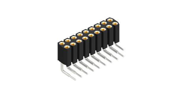 Fischer Elektronik 10026845 Listwa kołkowa, żeńska, precyzyjna 10 szt.
