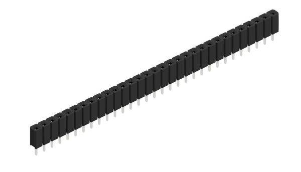 Fischer Elektronik 10026986 Listwa kołkowa, żeńska, standardowa 10 szt.-0