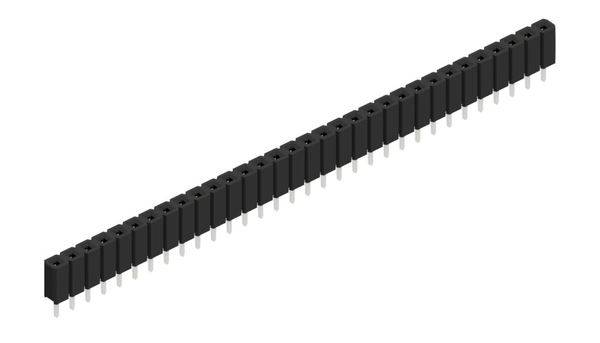 Fischer Elektronik 10026987 Listwa kołkowa, żeńska, standardowa 10 szt.-0