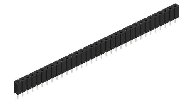 Fischer Elektronik 10026989 Listwa kołkowa, żeńska, standardowa 10 szt.
