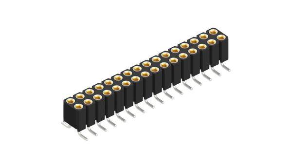 Fischer Elektronik 10027889 Listwa kołkowa, żeńska, precyzyjna 10 szt.-0