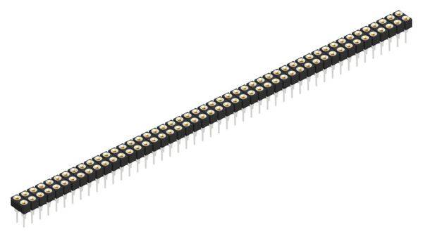 Fischer Elektronik 10041195 Listwa kołkowa, żeńska, precyzyjna 10 szt.-0