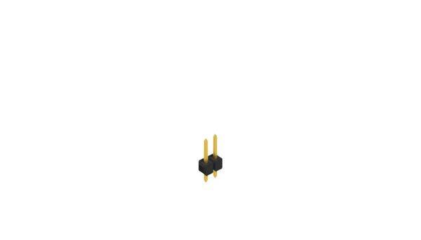 Fischer Elektronik 10046102 Listwa kołkowa, męska, standardowa 10 szt.