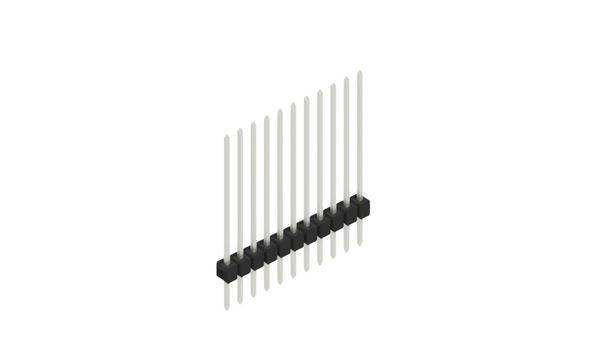 Fischer Elektronik 10046940 Listwa kołkowa, męska, standardowa 10 szt.-0