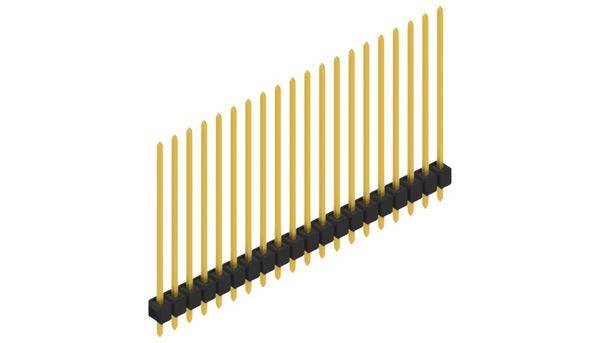 Fischer Elektronik 10049020 Listwa kołkowa, męska, standardowa 10 szt.-0