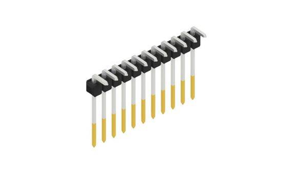 Fischer Elektronik SL1813211S Listwa kołkowa, męska, standardowa 10 szt.