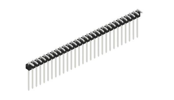 Fischer Elektronik SL1813229Z Listwa kołkowa, męska, standardowa 10 szt.