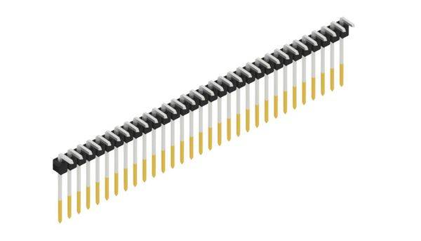 Fischer Elektronik SL1813231S Listwa kołkowa, męska, standardowa 10 szt.-0