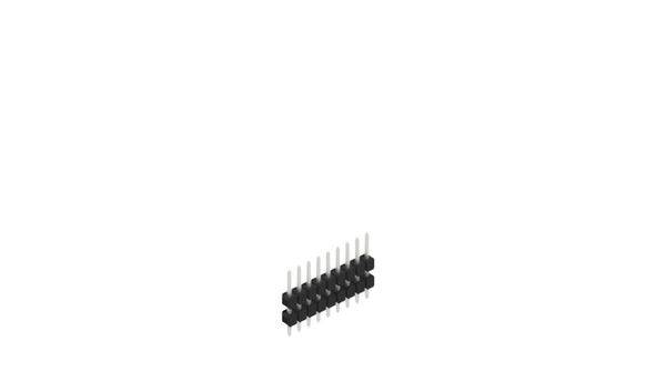 Fischer Elektronik SL50719Z Listwa kołkowa, męska, standardowa 10 szt.-0