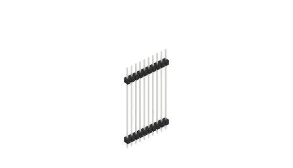 Fischer Elektronik 10056970 Listwa kołkowa, męska, standardowa 10 szt.-0