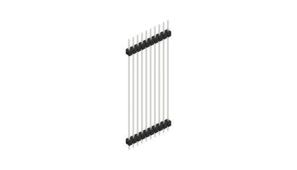 Fischer Elektronik 10057023 Listwa kołkowa, męska, standardowa 10 szt.-0