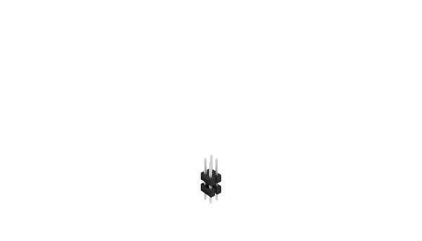 Fischer Elektronik 10057042 Listwa kołkowa, męska, standardowa 10 szt.