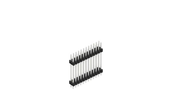 Fischer Elektronik 10057498 Listwa kołkowa, męska, standardowa 10 szt.-0