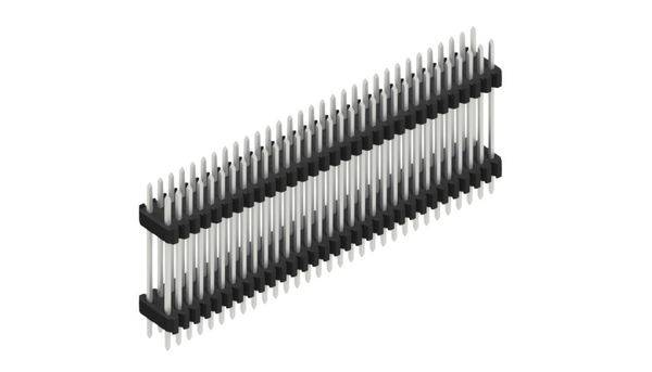 Fischer Elektronik SLVW811762Z Listwa kołkowa, męska, standardowa 10 szt.-0