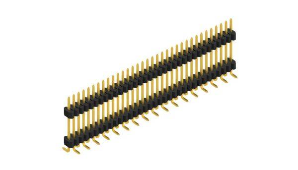 Fischer Elektronik SLVW9SMD10234G Listwa kołkowa, męska, standardowa 10 szt.-0