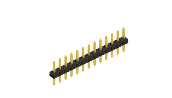 Fischer Elektronik SLY108113G Listwa kołkowa, męska, standardowa 10 szt.