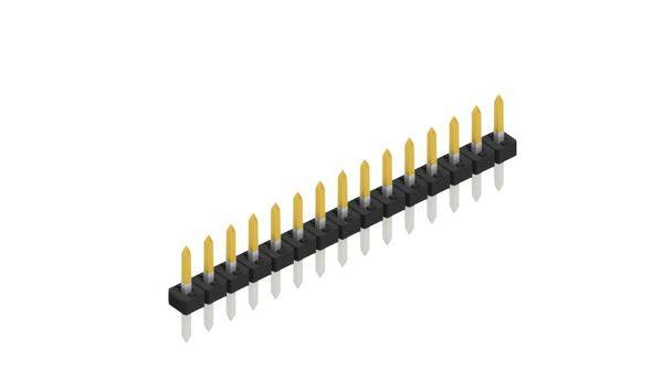 Fischer Elektronik SLY108115S Listwa kołkowa, męska, standardowa 10 szt.-0