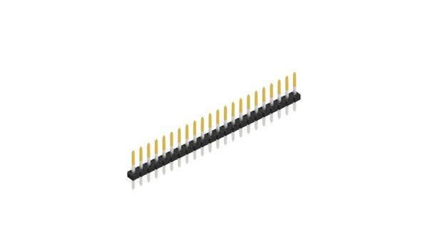 Fischer Elektronik SLY109822S Listwa kołkowa, męska, standardowa 10 szt.-0