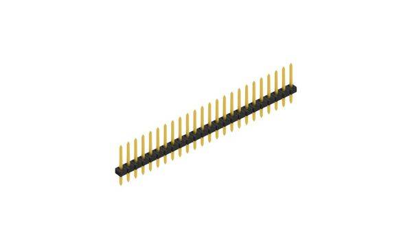 Fischer Elektronik SLY110424G Listwa kołkowa, męska, standardowa 10 szt.-0