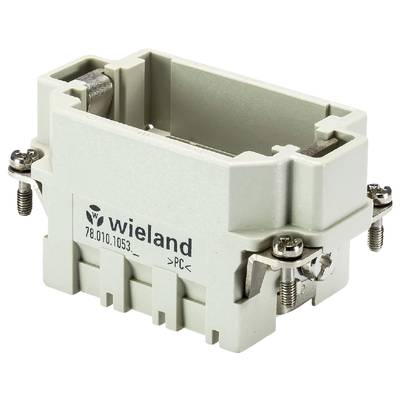 Element elektryczny z napisem 'Wieland' i numerem części. Prostokątny kształt, wersja do montażu za pomocą śrub.