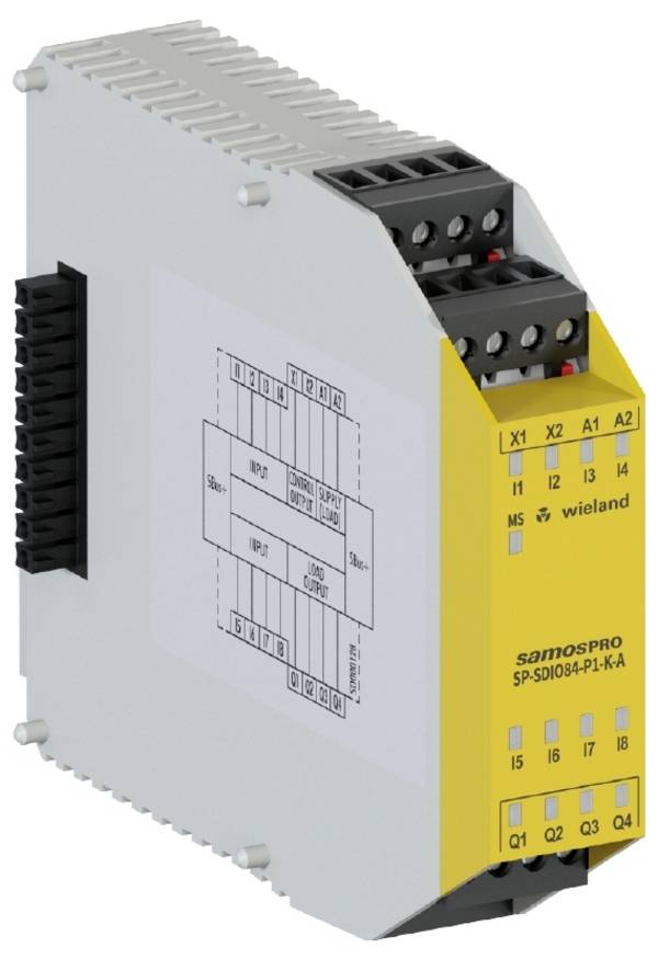 <br> Wieland Electric<br> R1.190.0030.0<br> SP-SDIO84-P1-K-A DC 24V<br> Moduł I/O<br> zacisk śrubowy<br> <br> <br> <br> <br>