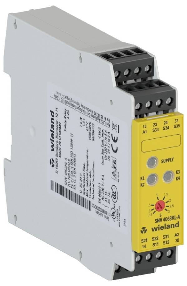 Wieland Electric SNV4063KL-A 3S DC 24V (A) R1.188.0620.0 Urządzenie bazowe Ilość wyjśc przekaźnikowych: 3