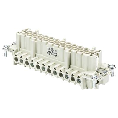 Przemysłowe złącze elektryczne z wieloma punktami przyłączeniowymi i śrubami, przeznaczone do zastosowań w obwodach elektrycznych i okablowaniu.