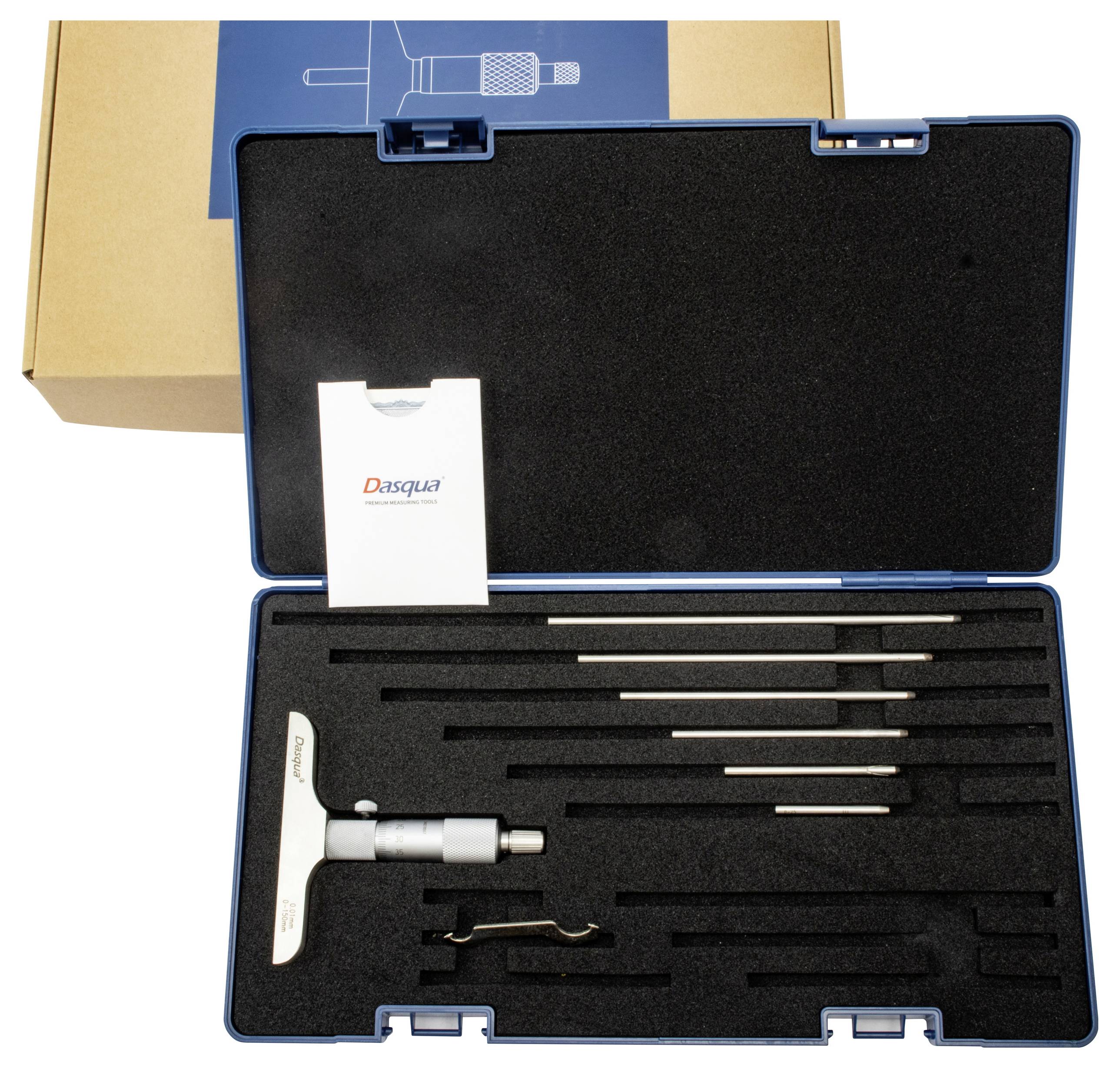 Мікрометр глибини Dasqua 4611-8125 0 - 150 мм