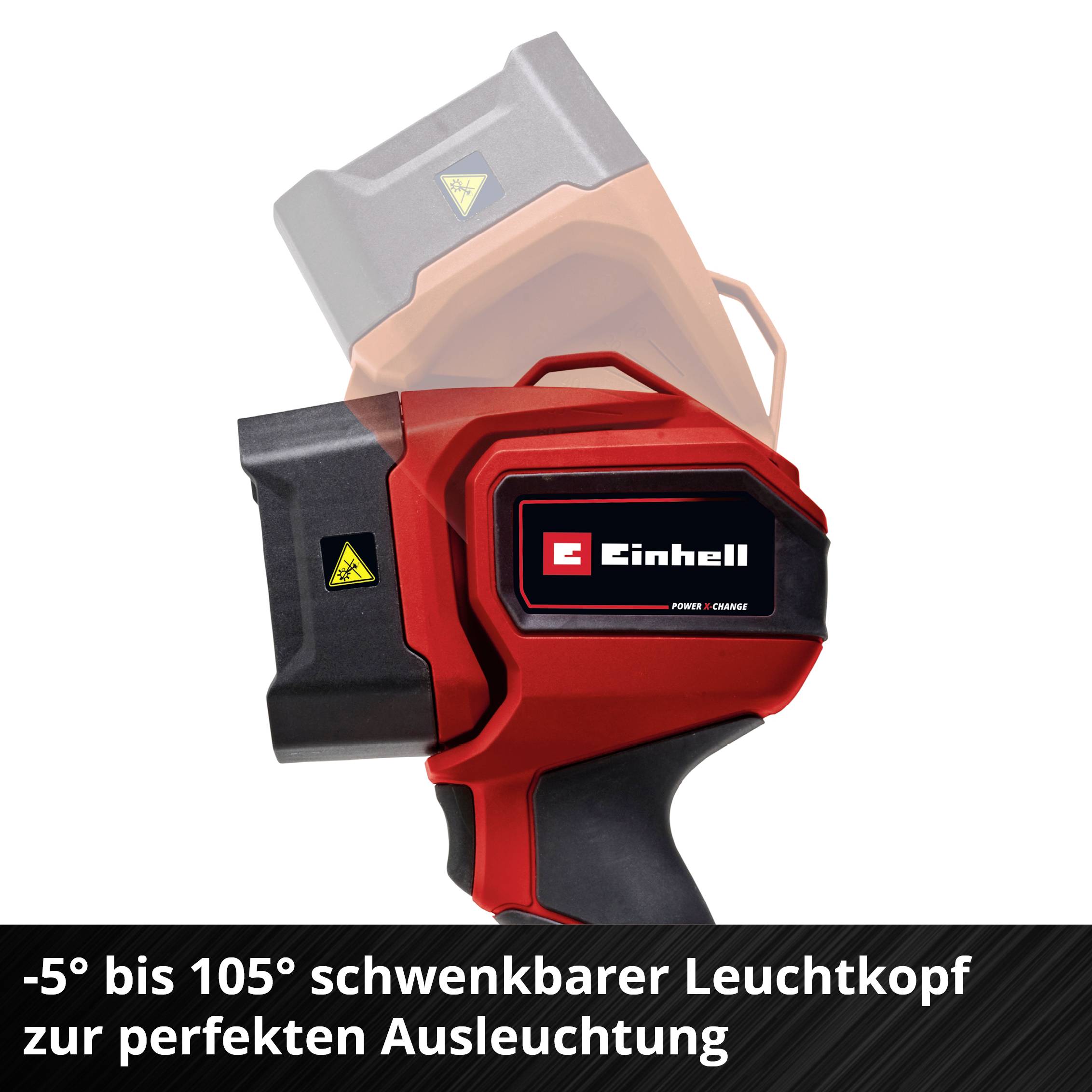 Einhell 4514175 TC-CL 18/350 Li - Solo Power X-Change Світлодіодне джерело світла на батарейках Ручний ліхтарик Літій-іонні батаре