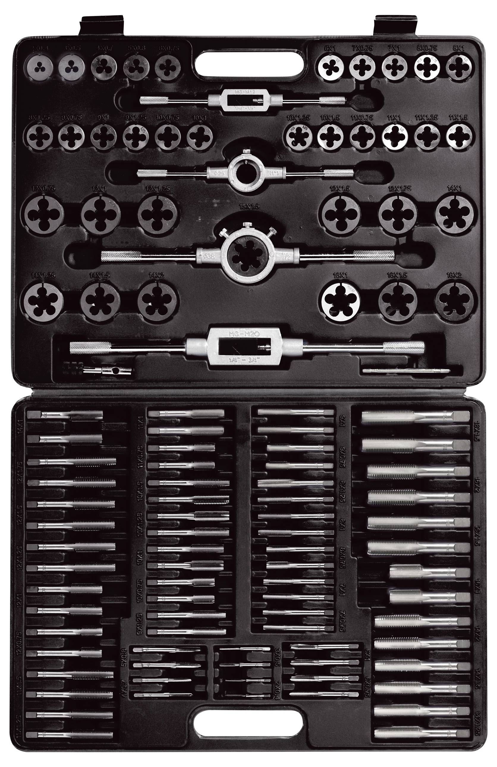 Набір плашок та мітчиків TOOLCRAFT TO-9913164, 1 комплект