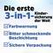 Pierwsza na świecie 3-w-1 ochrona dla dzieci: ostrzeżenie kolorystyczne, powłoka o gorzkim smaku, bezpieczne opakowanie.