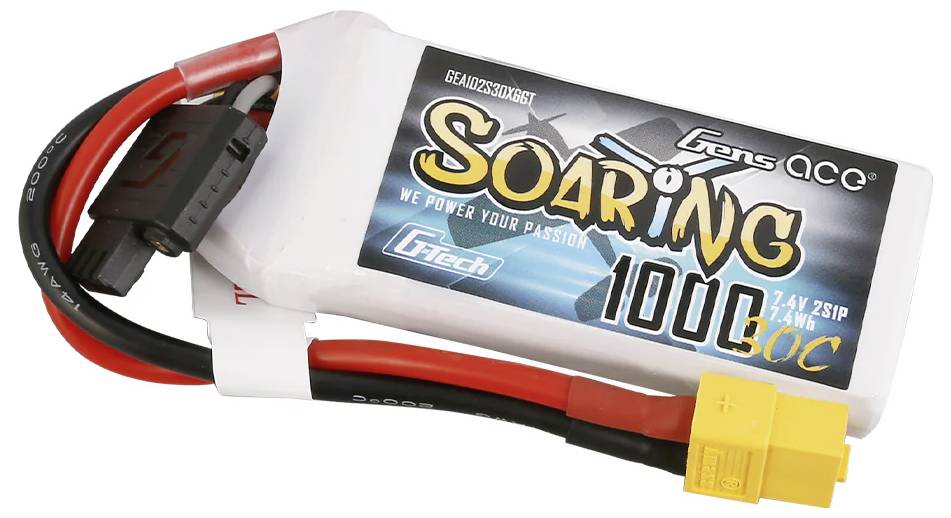 Акумуляторний блок (LiPo) 7,4 В 1000 мАг 30 C Gens ace Blok XT60