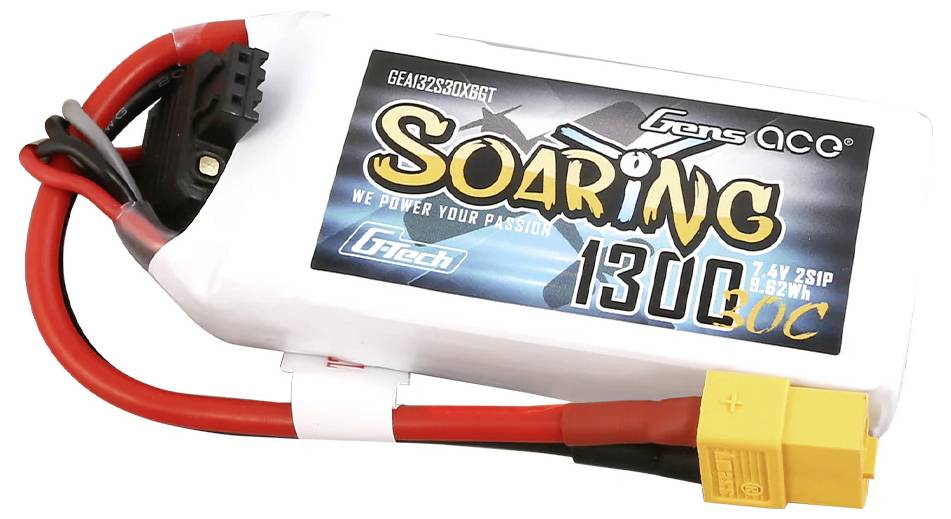 Акумуляторний блок (LiPo) 7,4 В 1300 мАг 30 C Gens ace Blok XT60