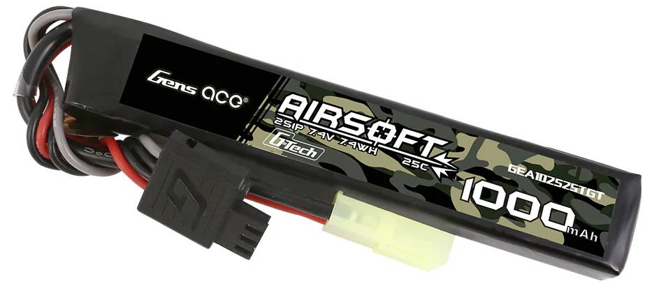 Акумуляторний блок (LiPo) 7,4 В 1000 мАг 25 C Gens ace Mini-Tamiya Block