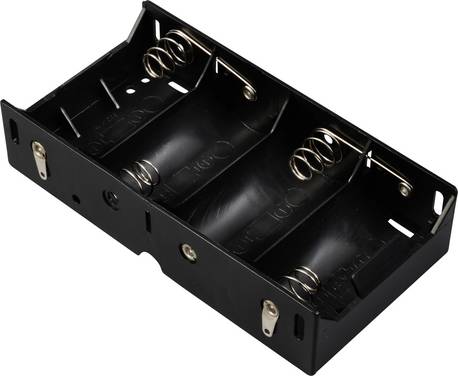 Komora baterii TRU COMPONENTS TC-13220484 4 x D (R20), połączenie lutowane, (D x S x W) 140 x 72 x 31 mm