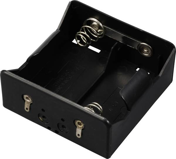 Komora baterii TRU COMPONENTS TC-13220740 2 x D (R20), połączenie lutowane, (D x S x W) 71 x 70 x 31 mm