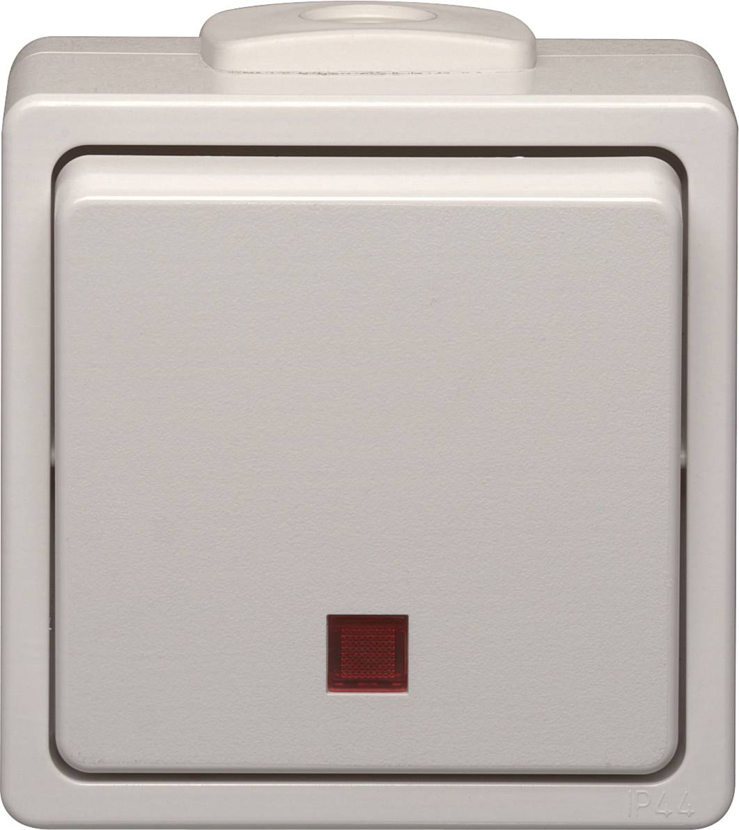 N & L 28383 Комплект вимикачів керування для поверхневого монтажу, білий, 1 шт.