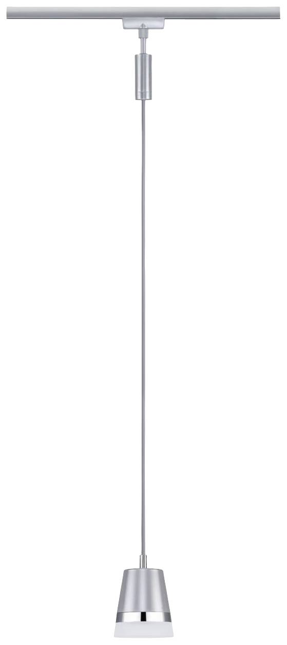 Лампа для високовольтної шинної системи, Стельова лампа, підвісна Paulmann Cone 95628 GU10 хром (матовий)