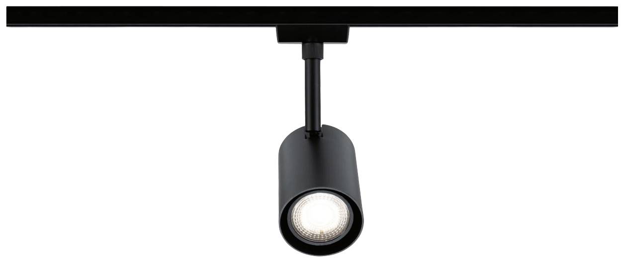 Високовольтна рейкова лампа Paulmann Luxe 95633 GU10, чорна (матова)