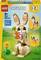 Zestaw Lego z motywem zająca, odpowiedni dla dzieci od 8 lat, 326 elementów. Zawiera opcje budowy zająca, psa i lamy.