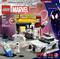 Zestaw LEGO 'Marvel: Miles Morales kontra The Spot'. Główny motyw: Miles Morales, przeciwnik The Spot, sklep i samochód policyjny. 375 elementów.
