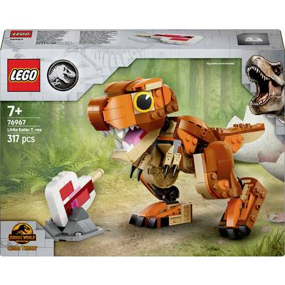 Zestaw LEGO dla dzieci od 7 lat: mały dinozaur, T. rex, liczący 317 elementów z serii Jurassic World.