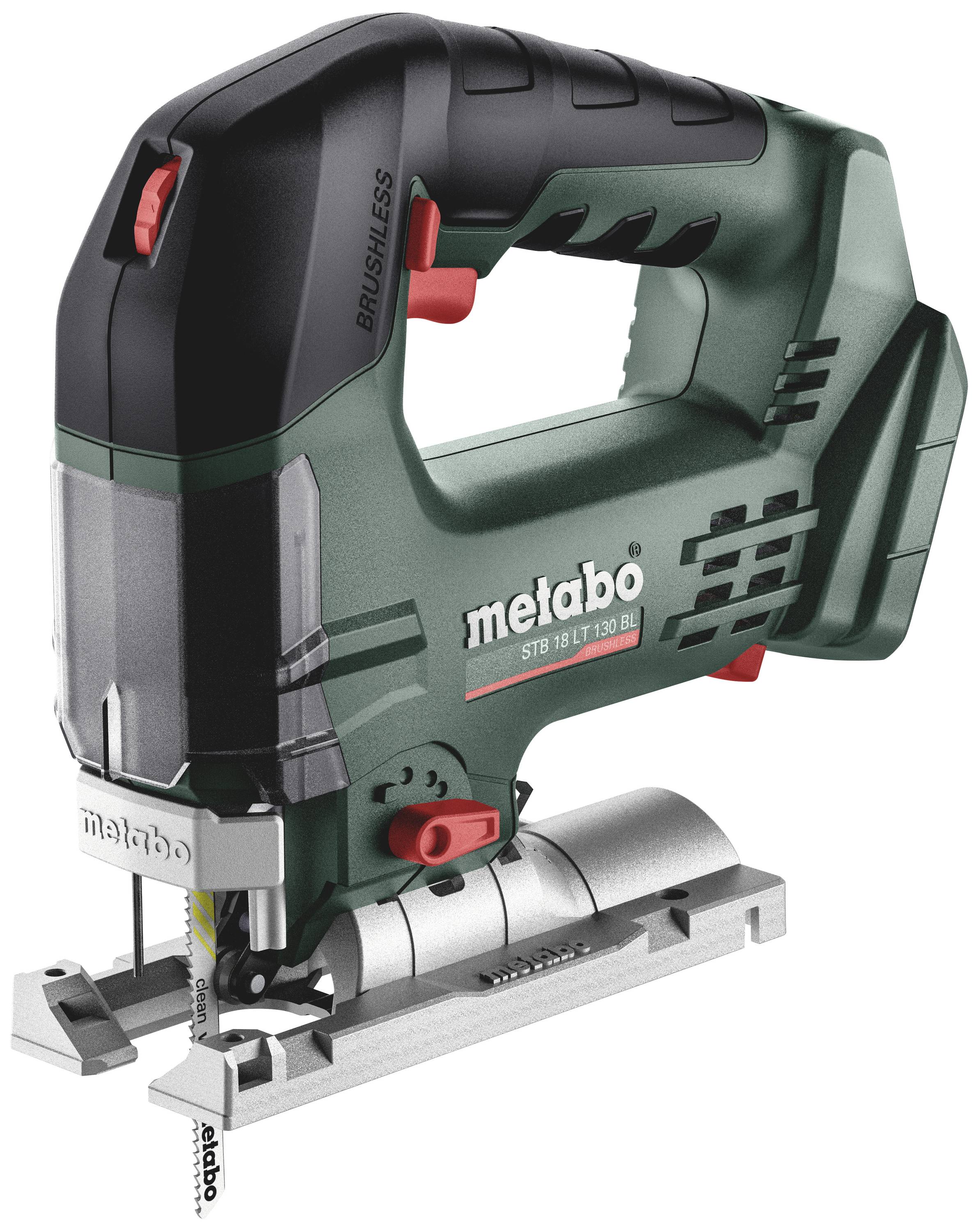 Акумуляторний лобзик Metabo STB 18 LT 130 BL 601055850 безщітковий, без акумулятора, без зарядного пристрою 18 В Кількість акумуля